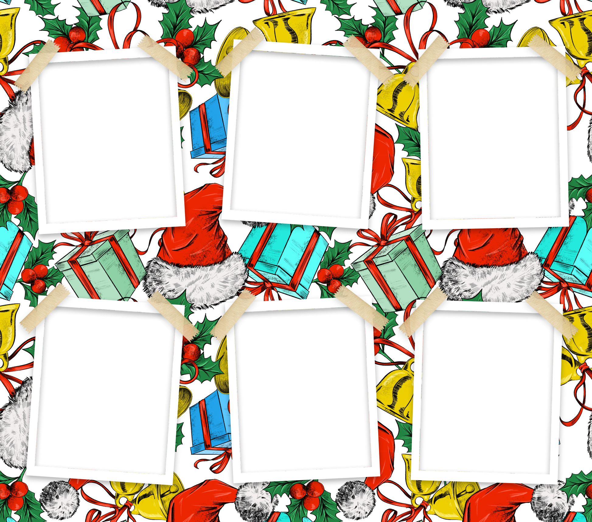 Christmas - Santa hat and presents 6 Photo