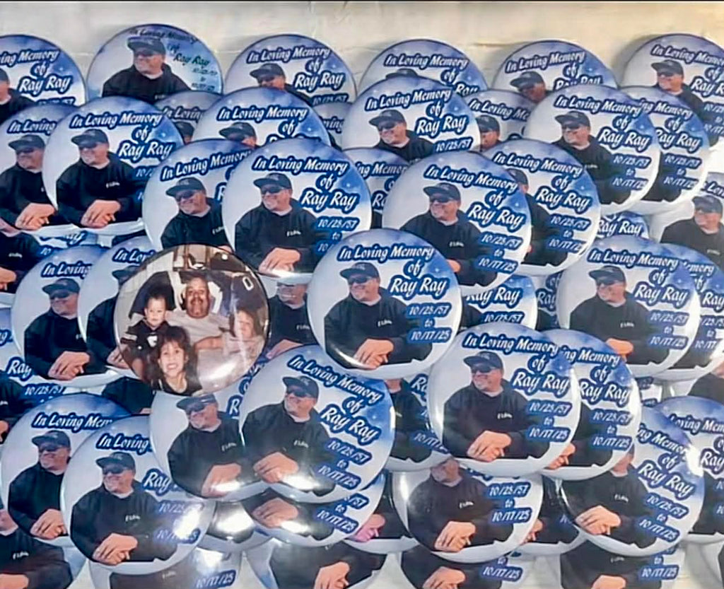 Memorial Buttons Minimum of 50