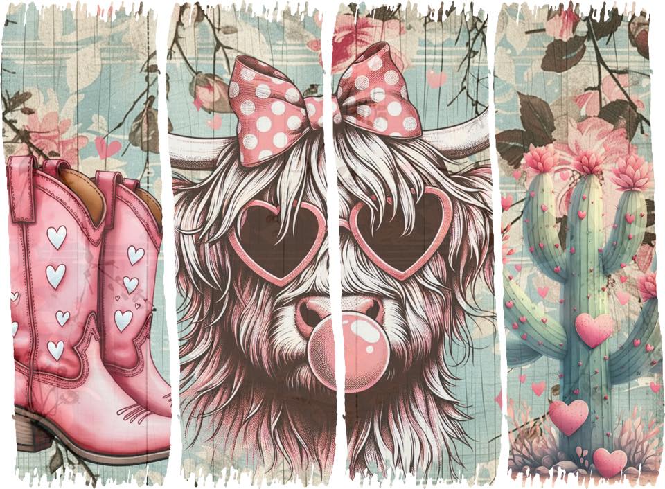 Cows - Vintage Pink Vibes
