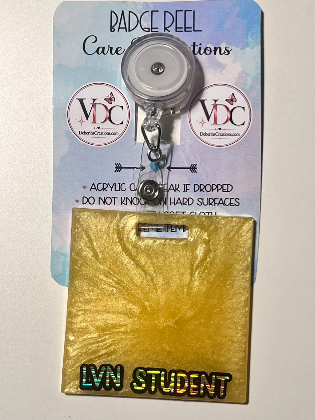 Badge Plate & plain reel