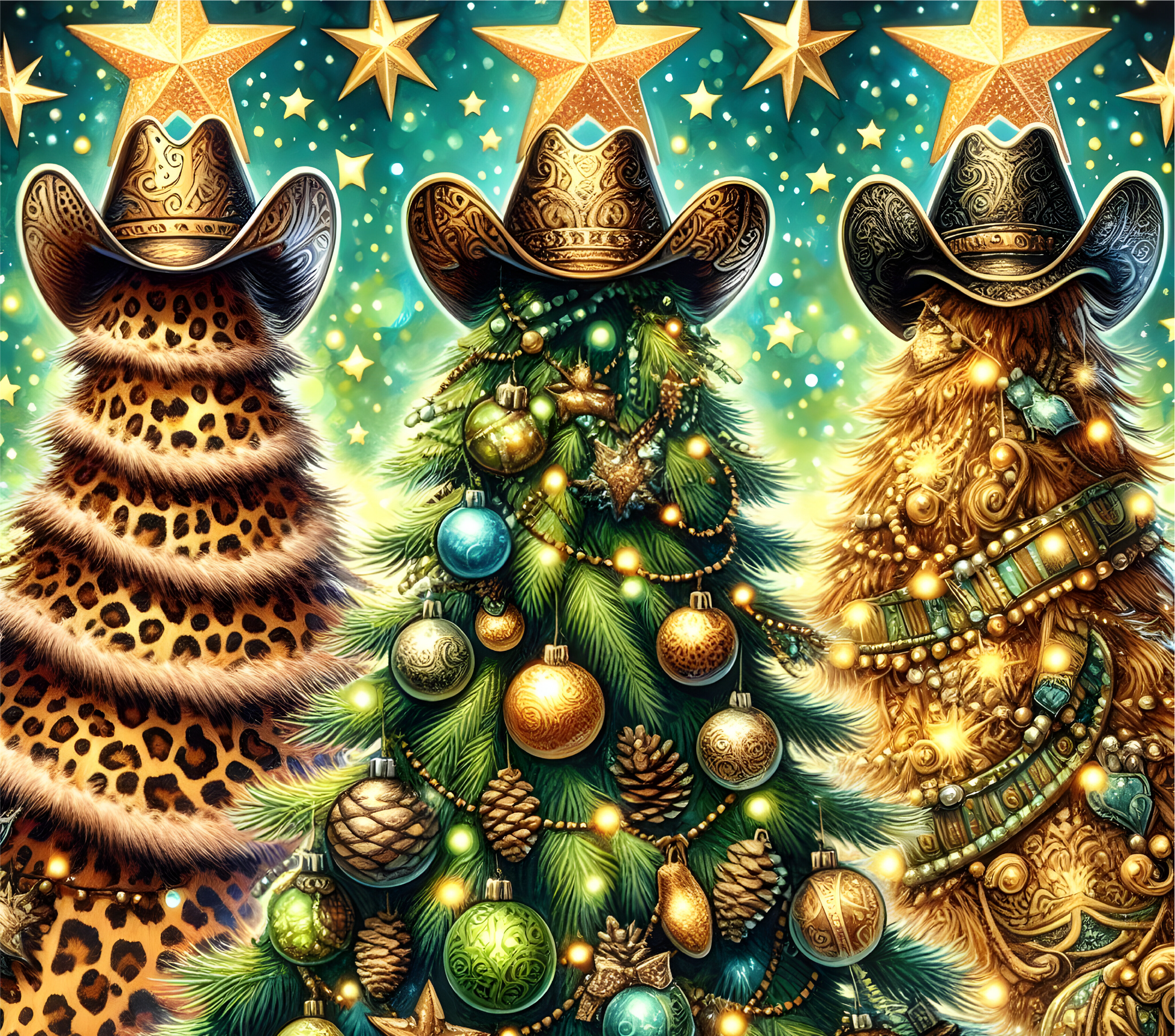 Christmas - Cowboy tree