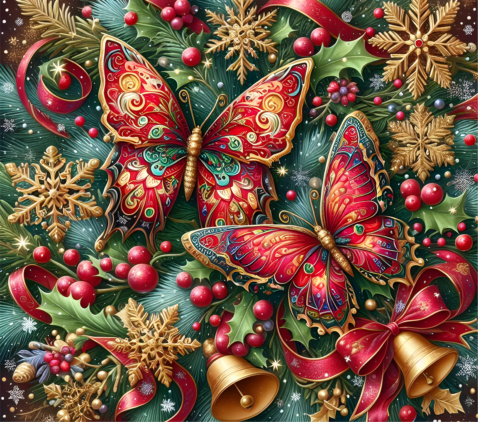 Christmas - Butterflies