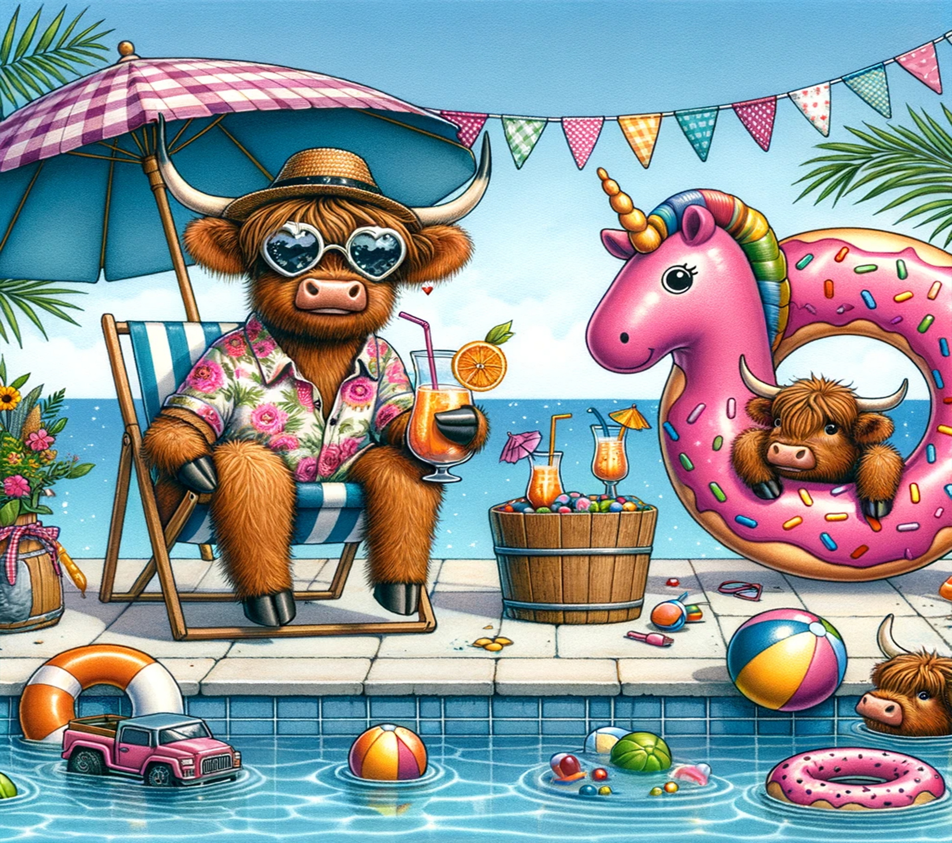 Pool - Heifer Poolside