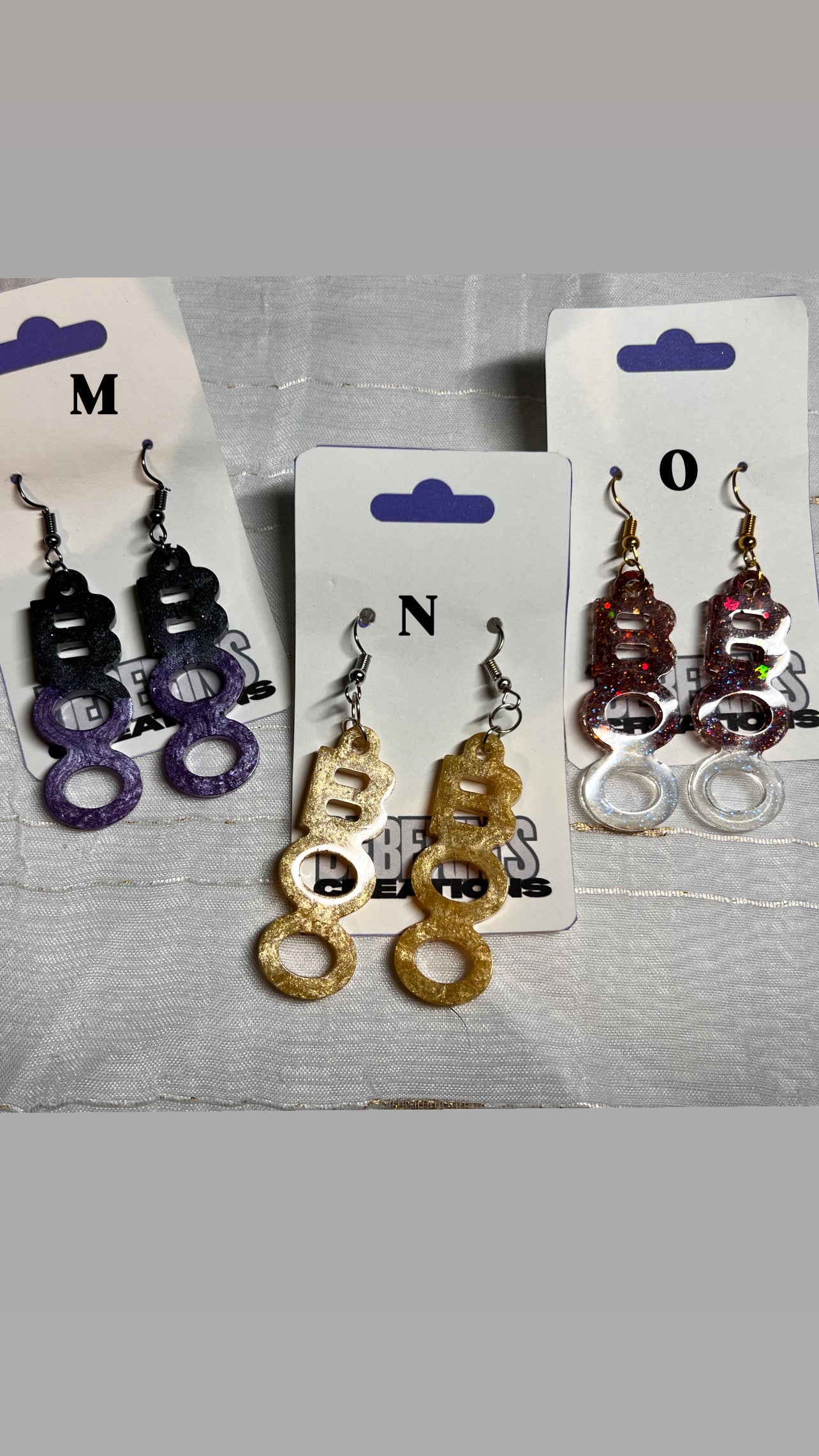 Handmade Resin Earrings