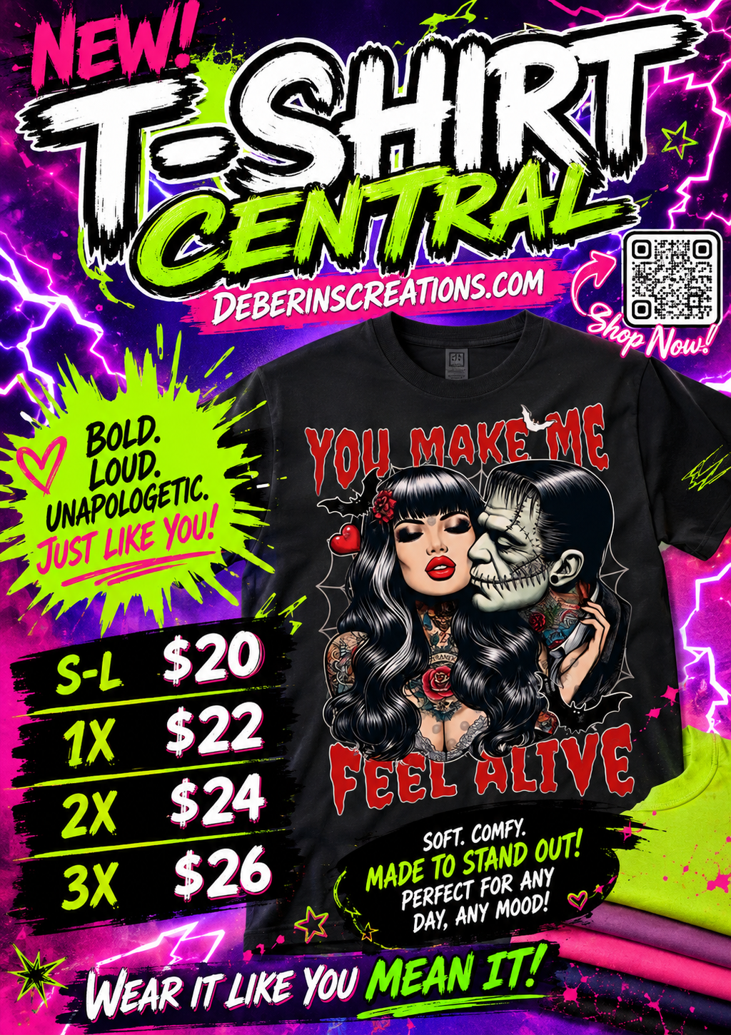 T-shirt 1X Leave Shirt color in special Instructions
