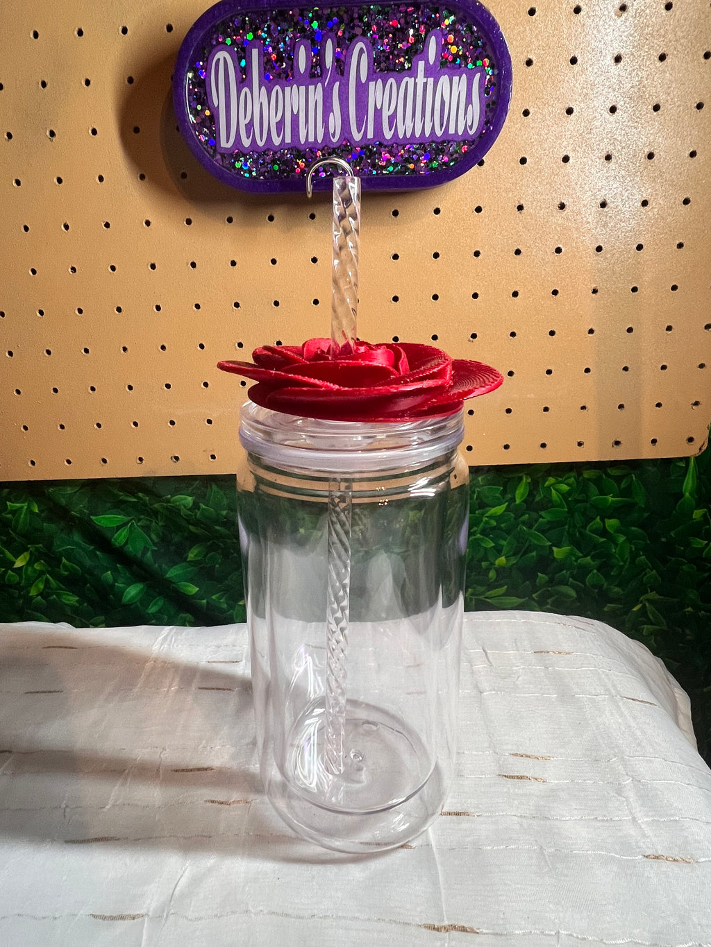 Red Rose topper 16oz