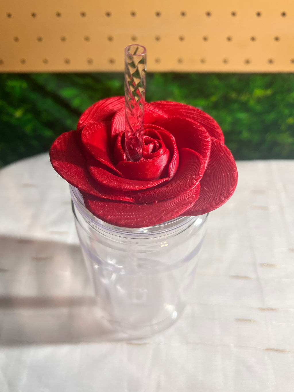 Red Rose topper 16oz