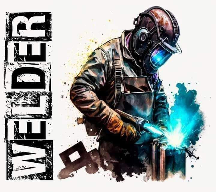 Welder blue
