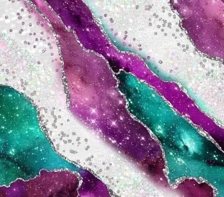 Purple Green Marble