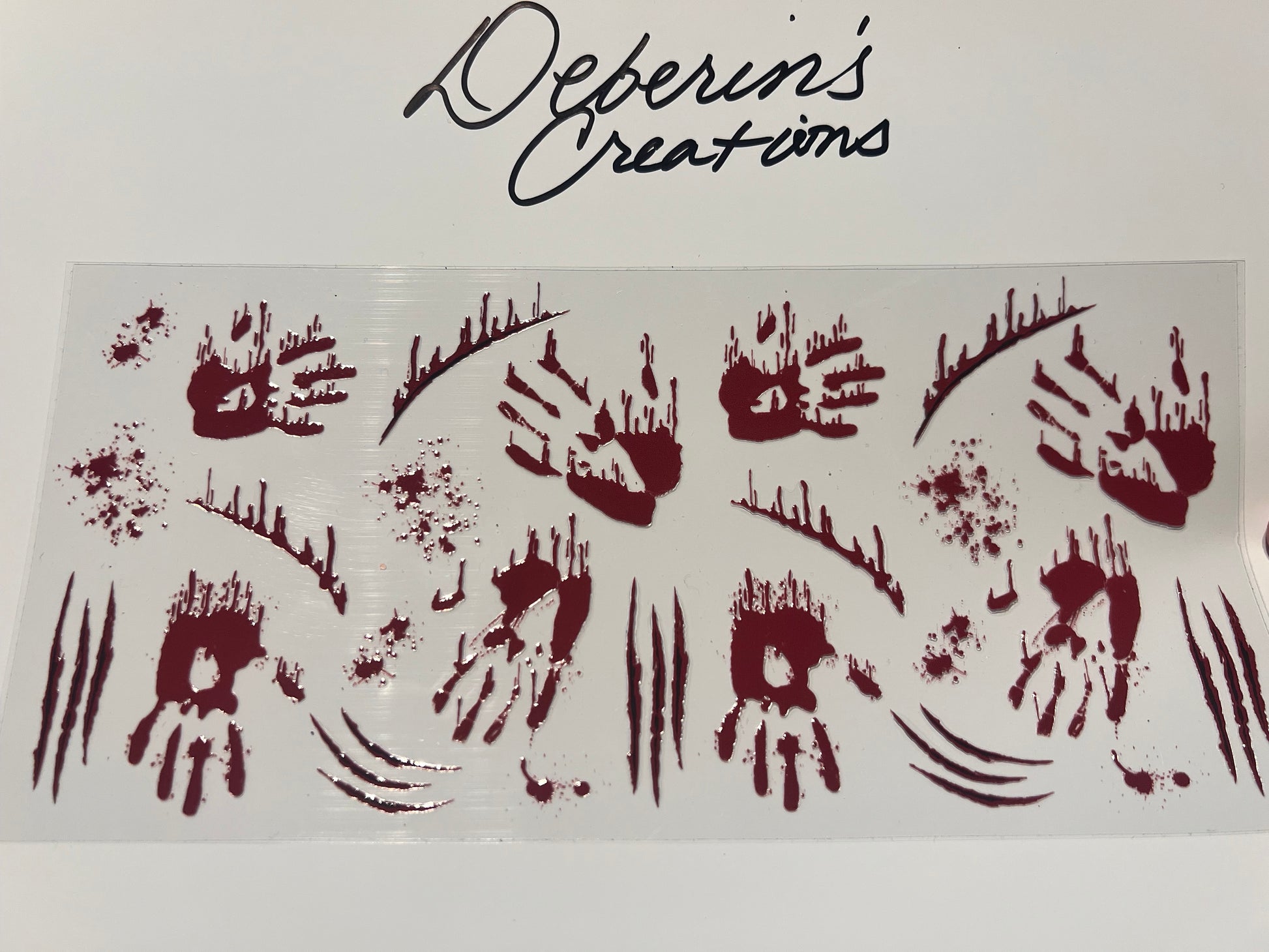 Horror - Bloody handprints