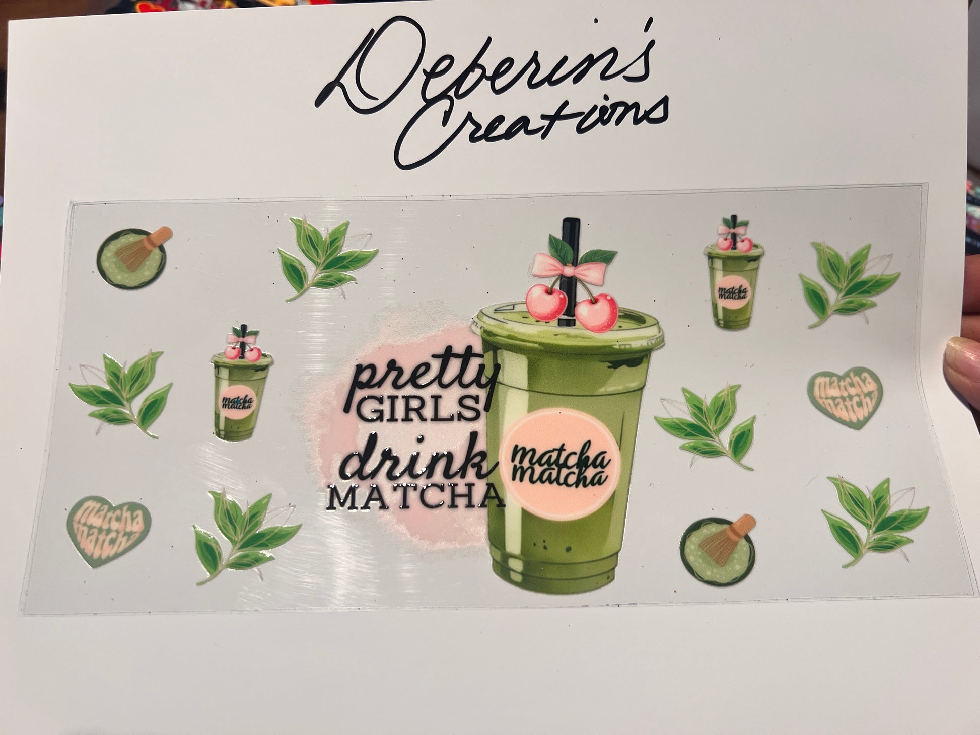Pretty girls drink Matcha