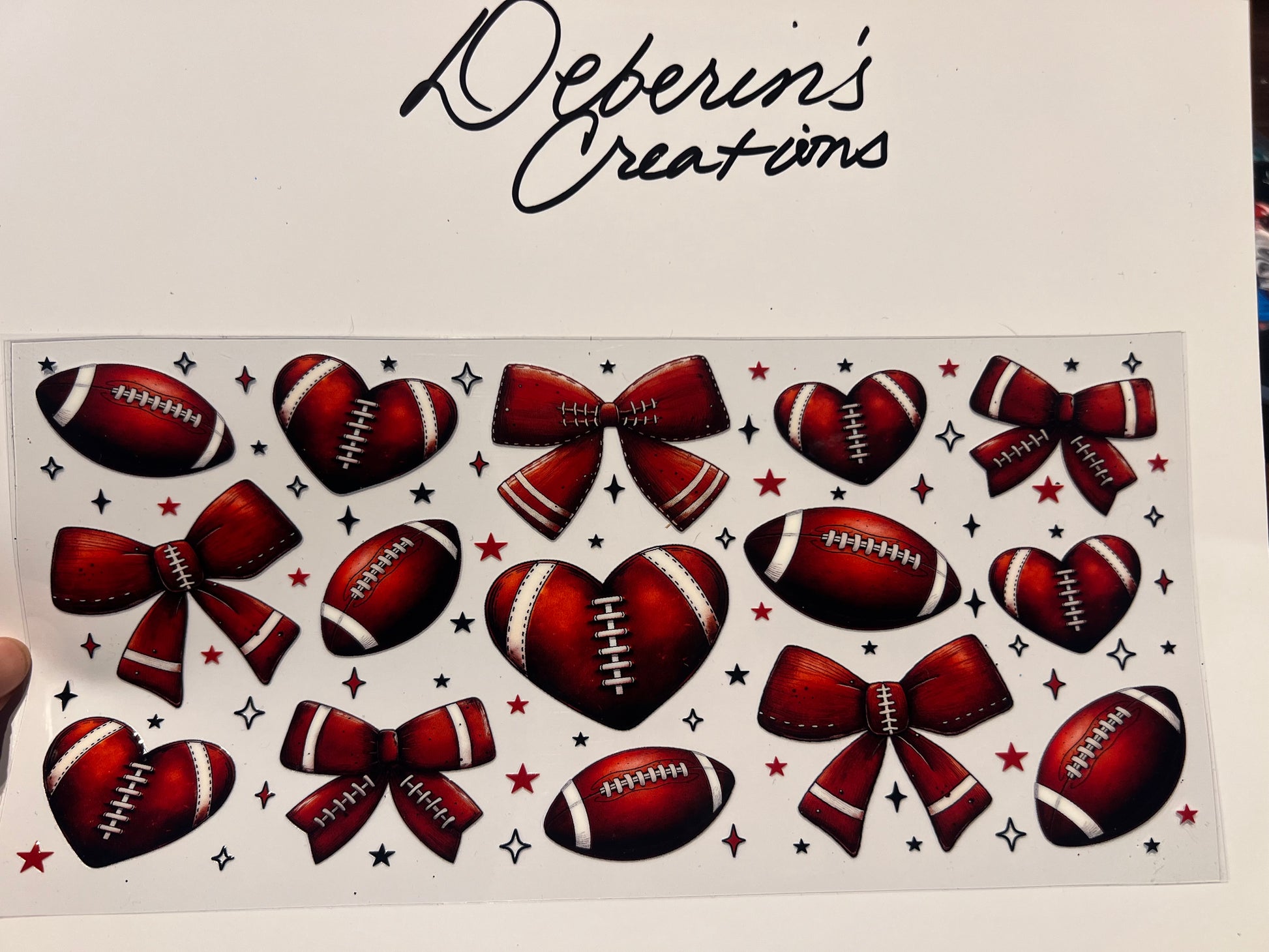 Football  - Hearts & bows