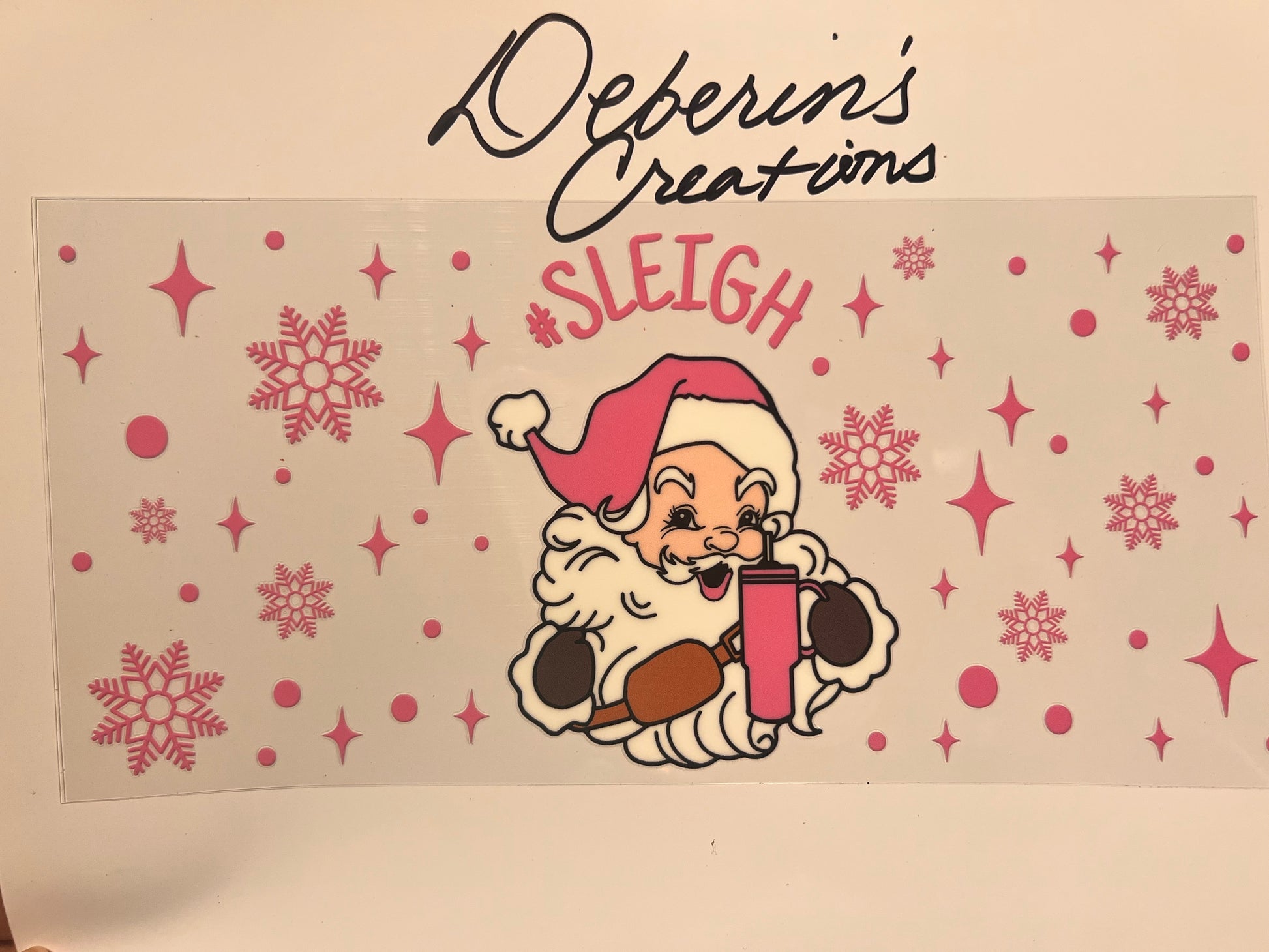 Christmas - Sleigh Pink