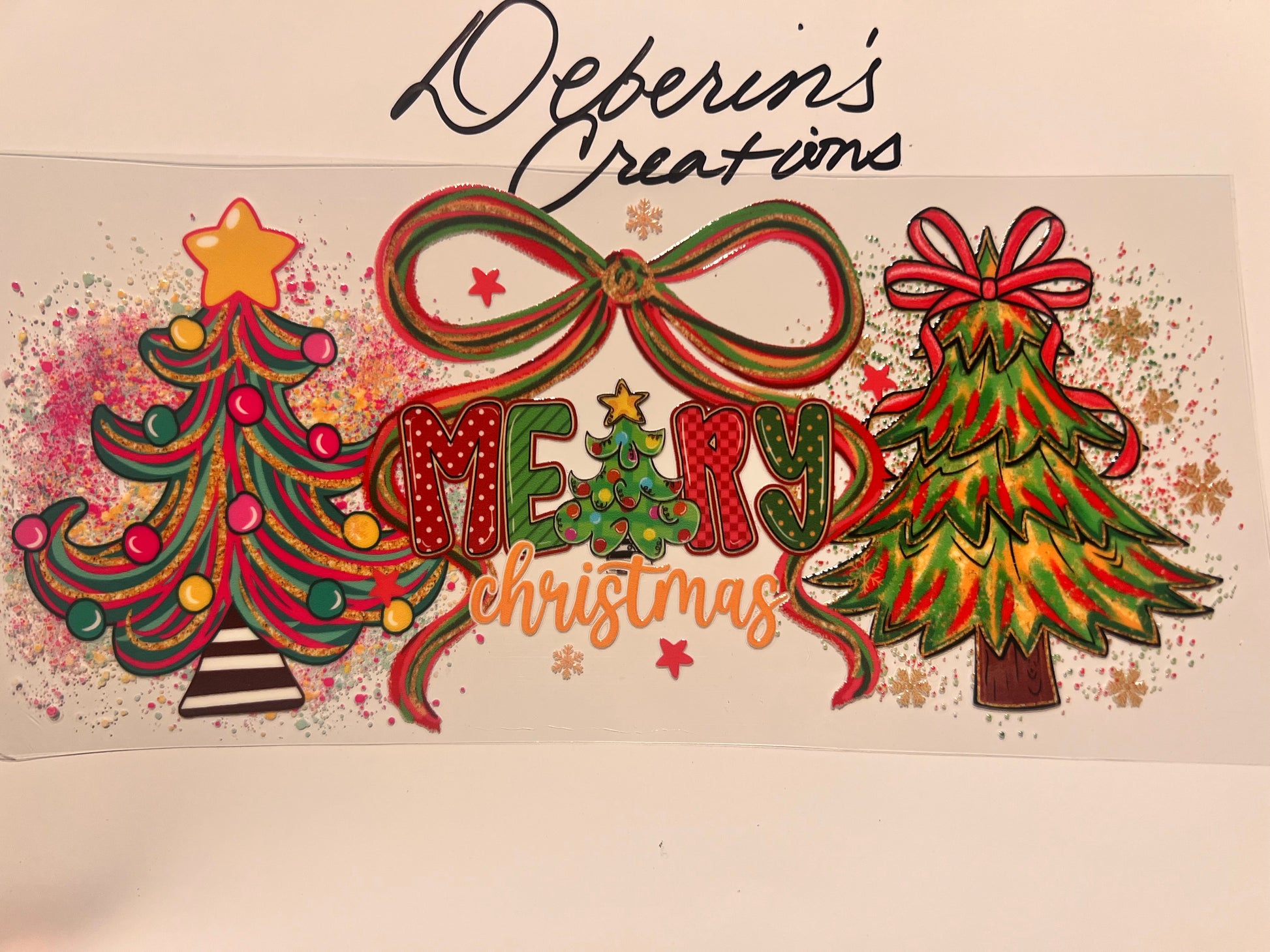 Christmas - Merry Christmas bow