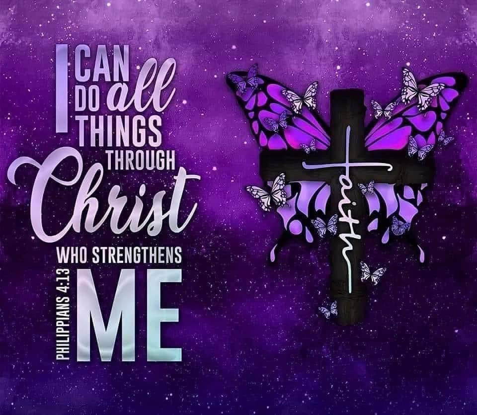 Gospel - I can do all things Purple