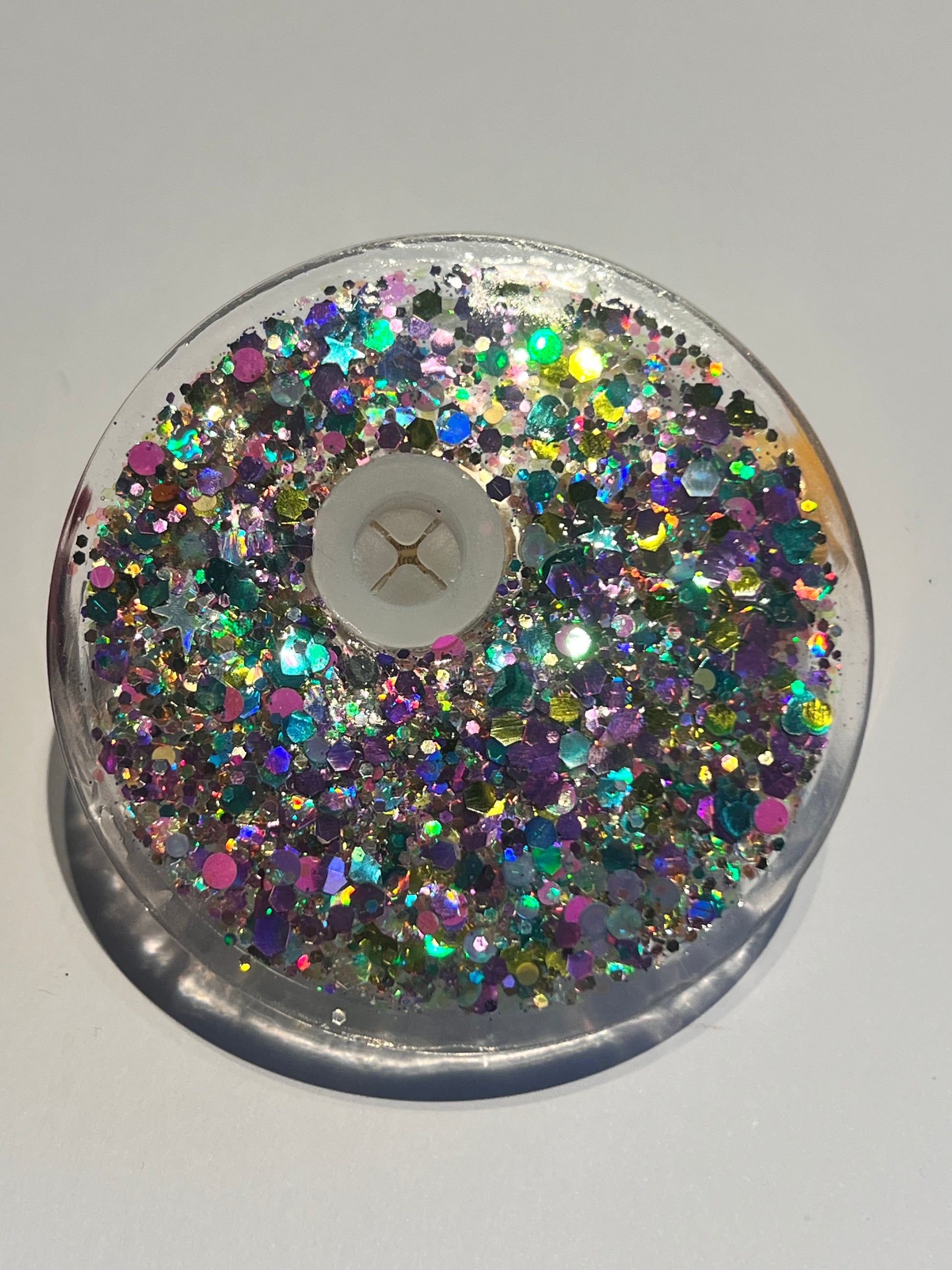 Resin Glitter Lid