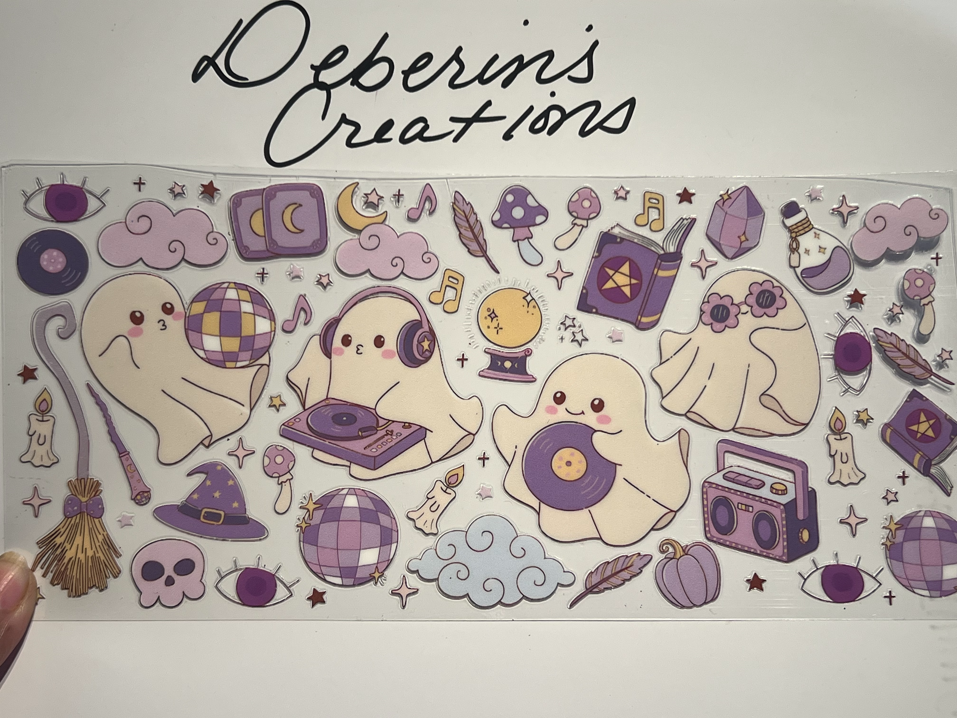 Halloween  - Purple Ghost DJ