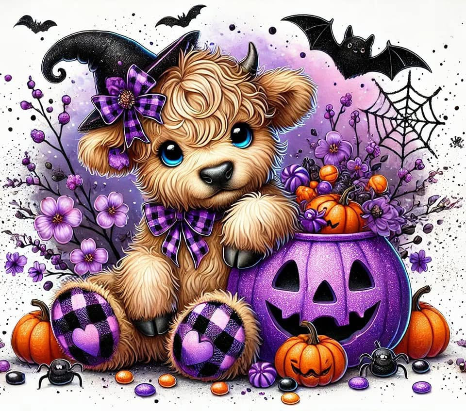 Halloween - Highland Cow