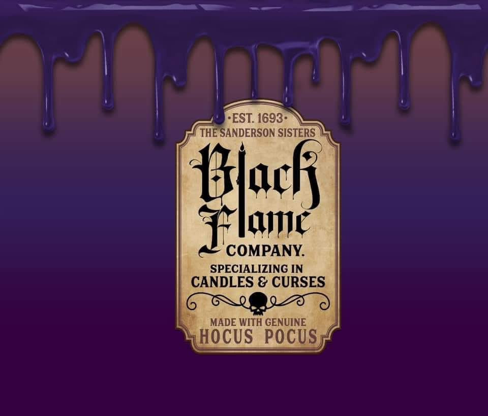 Halloween - Purple Black Flame