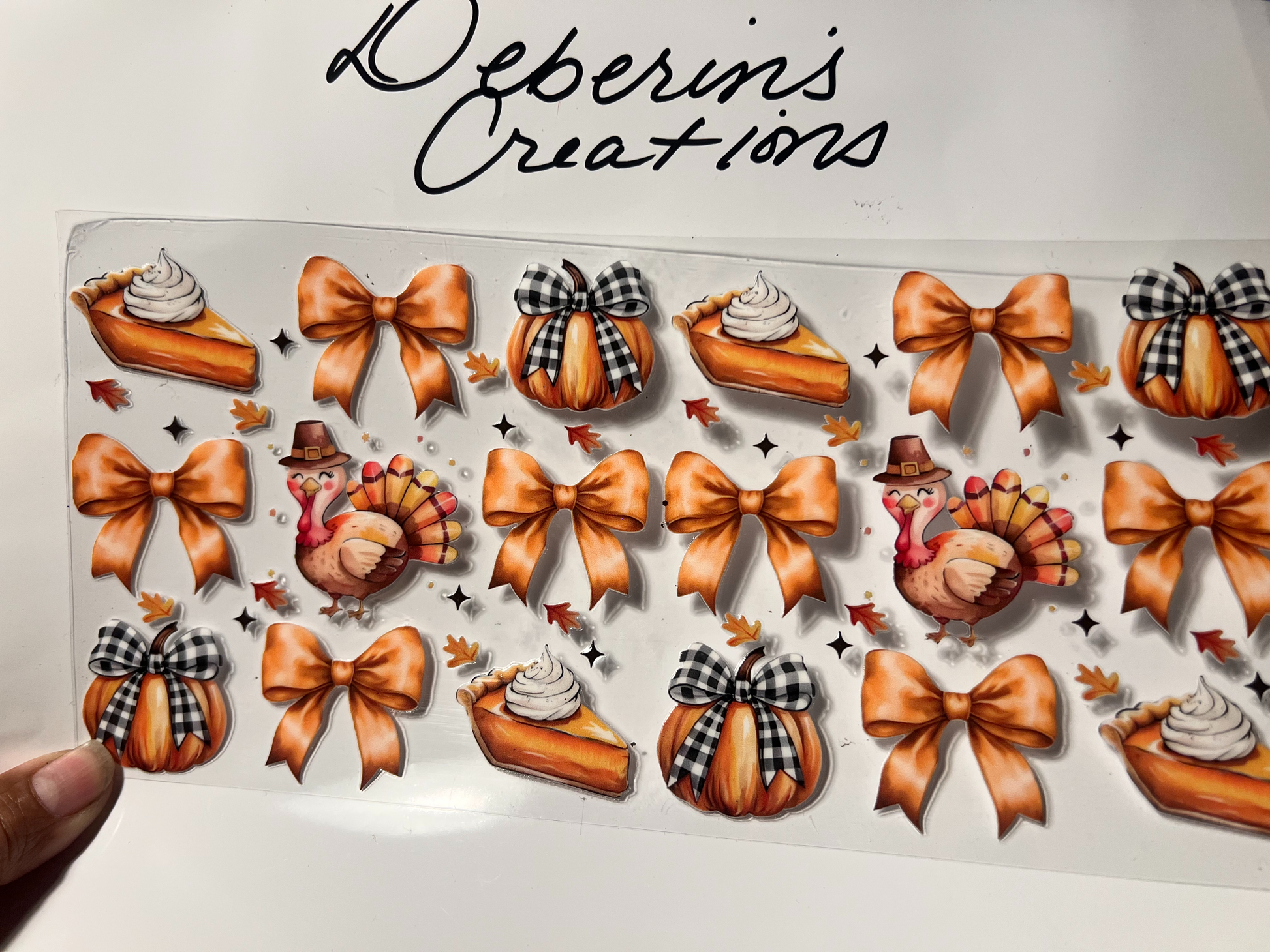 Fall - Pumkin pie & bows