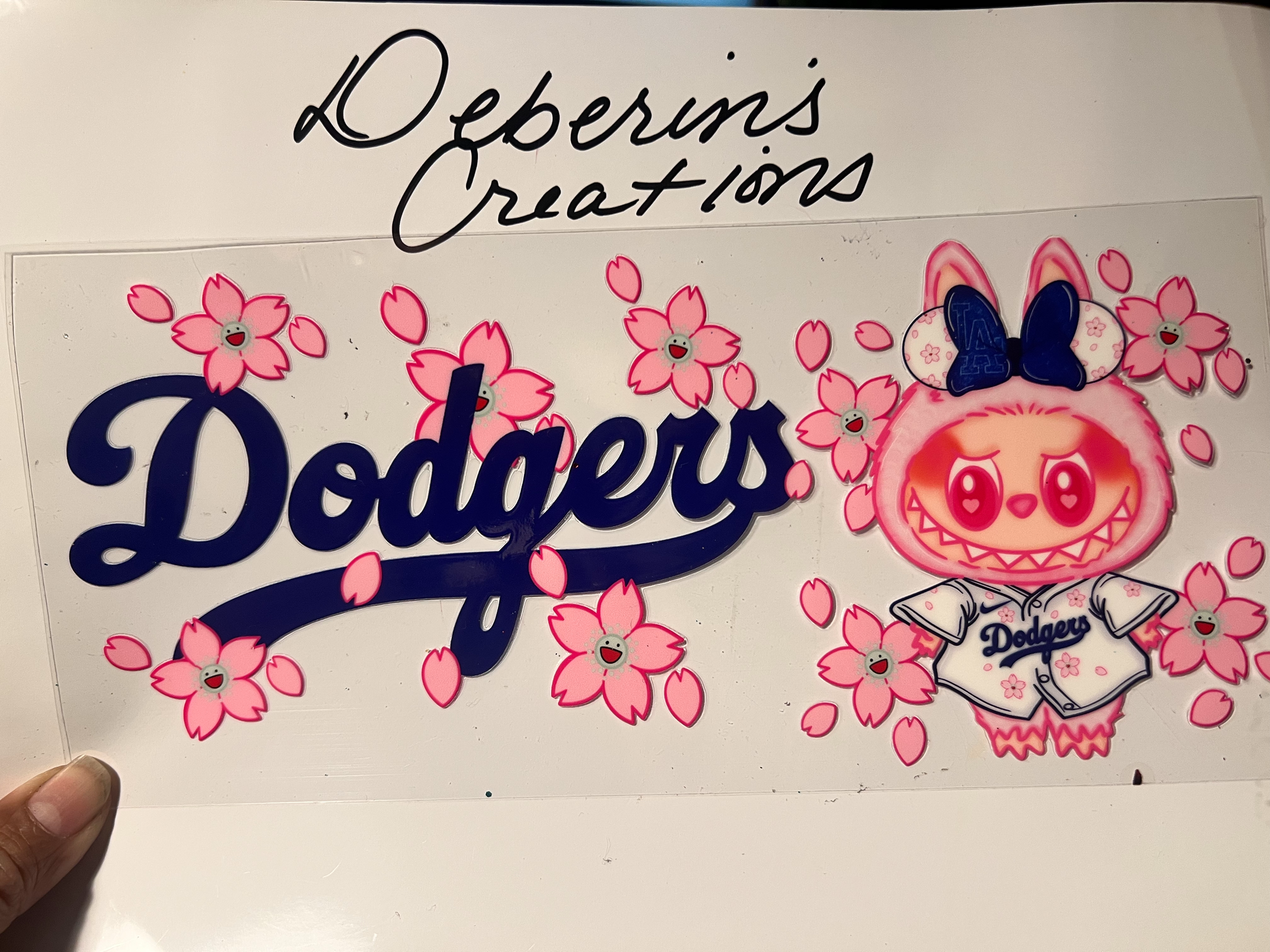 Baseball Character - LB Floral