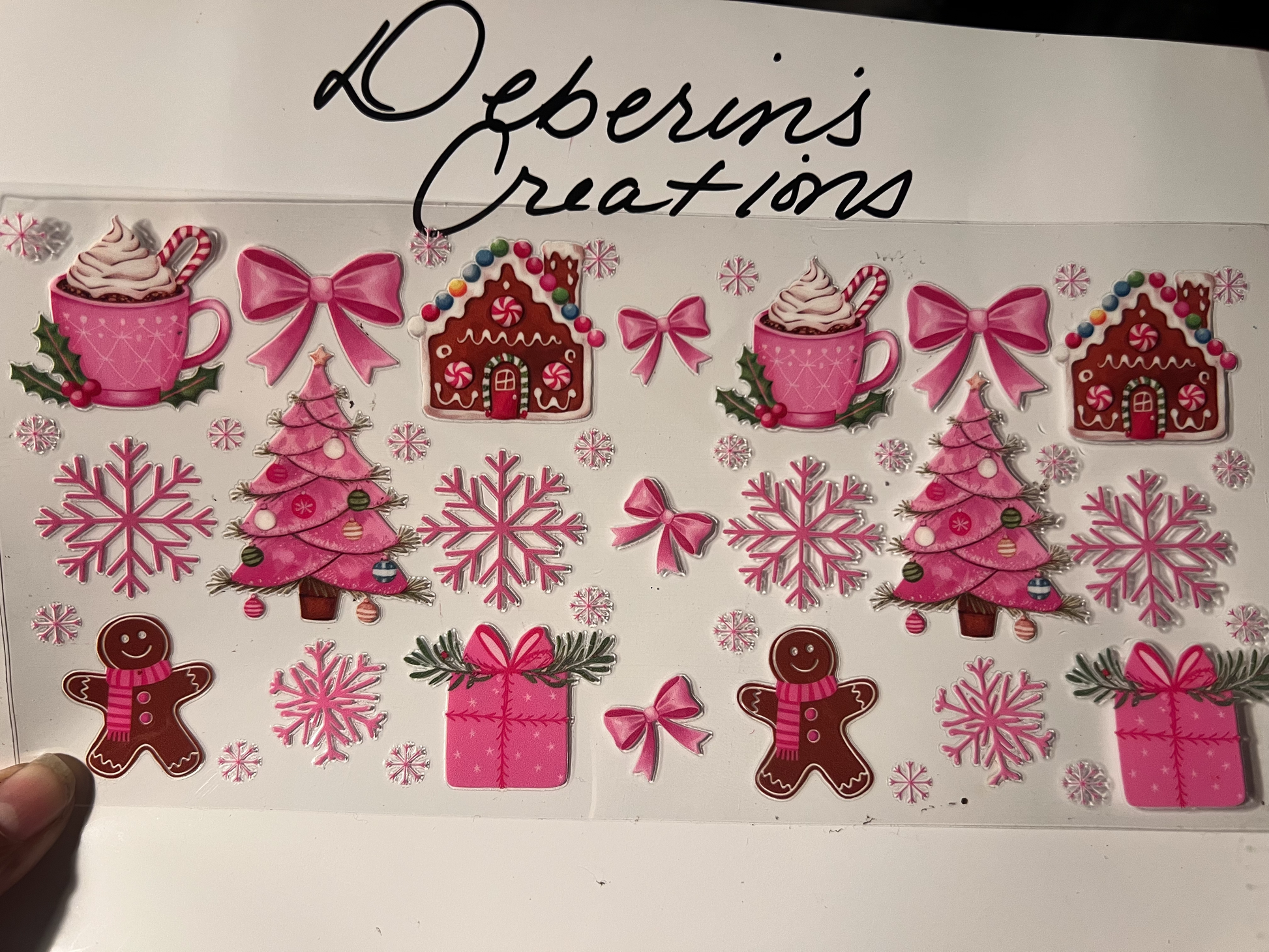 Christmas - Hot Pink Gingerbread house