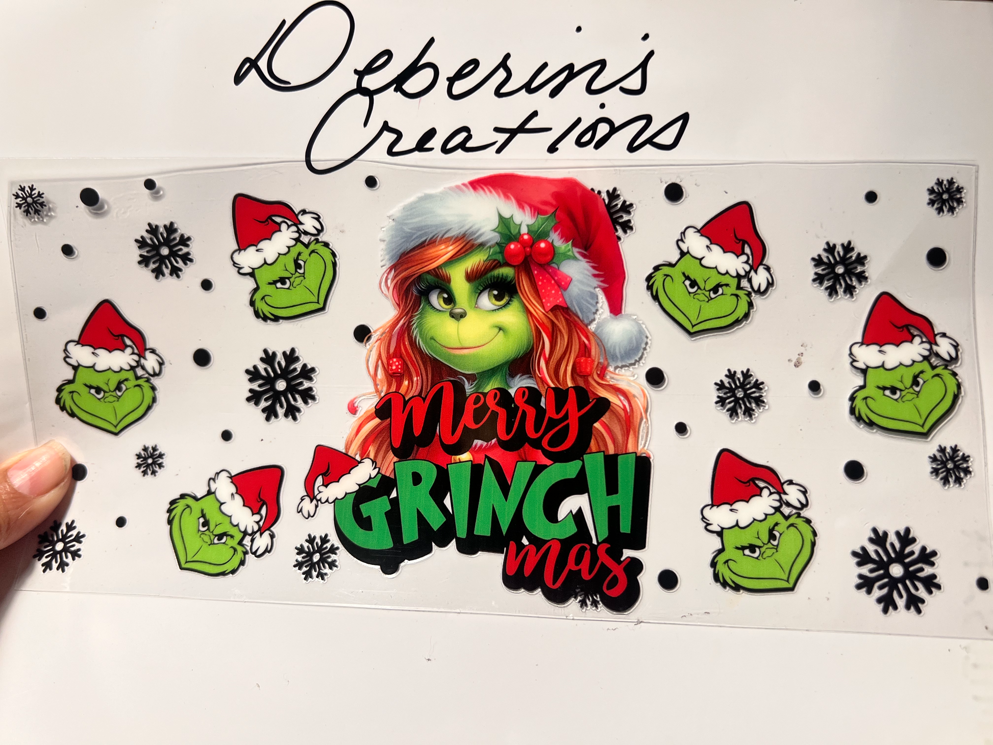 Christmas - Merry Grinchmas red