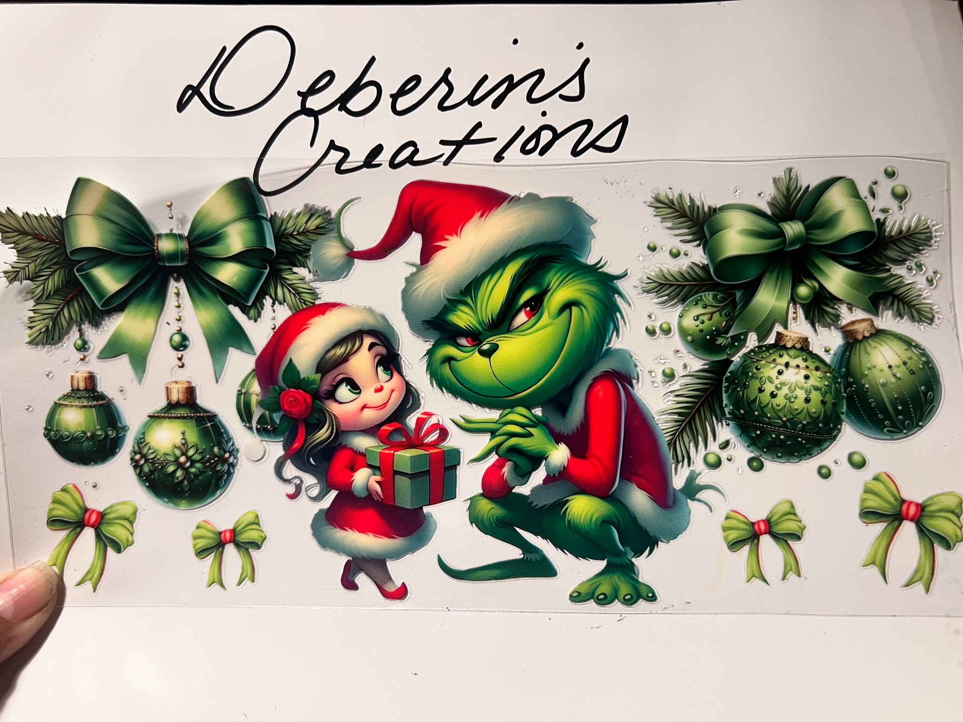 Christmas - Grinch Santa present