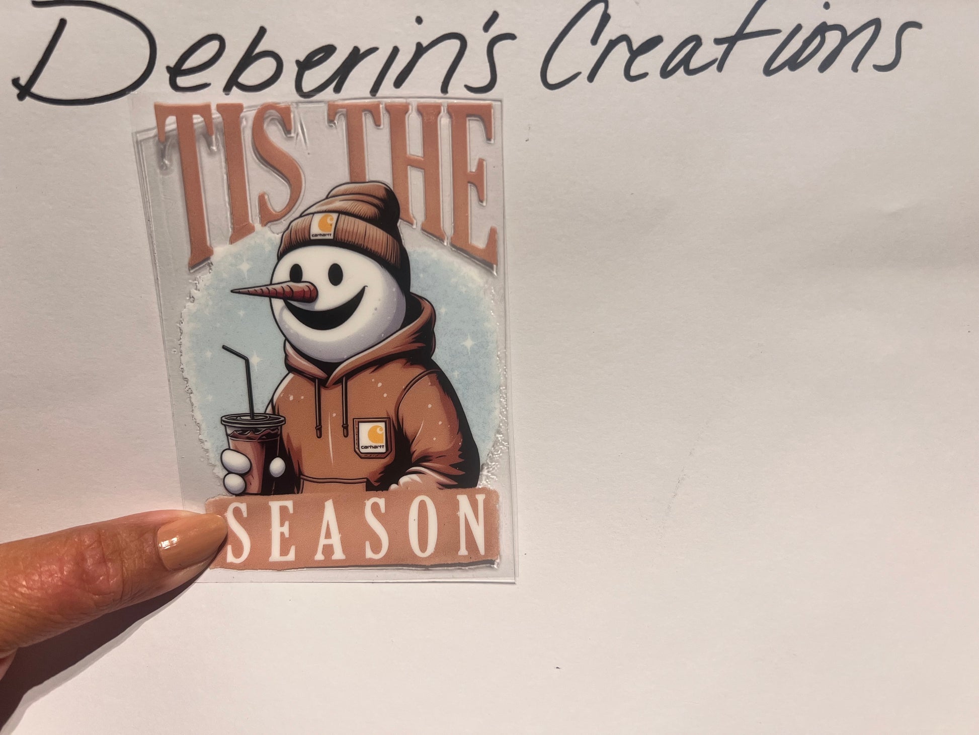 Christmas - Tis the Season Snowman