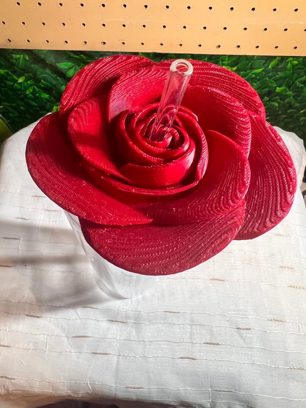 Red Rose Topper 24 oz