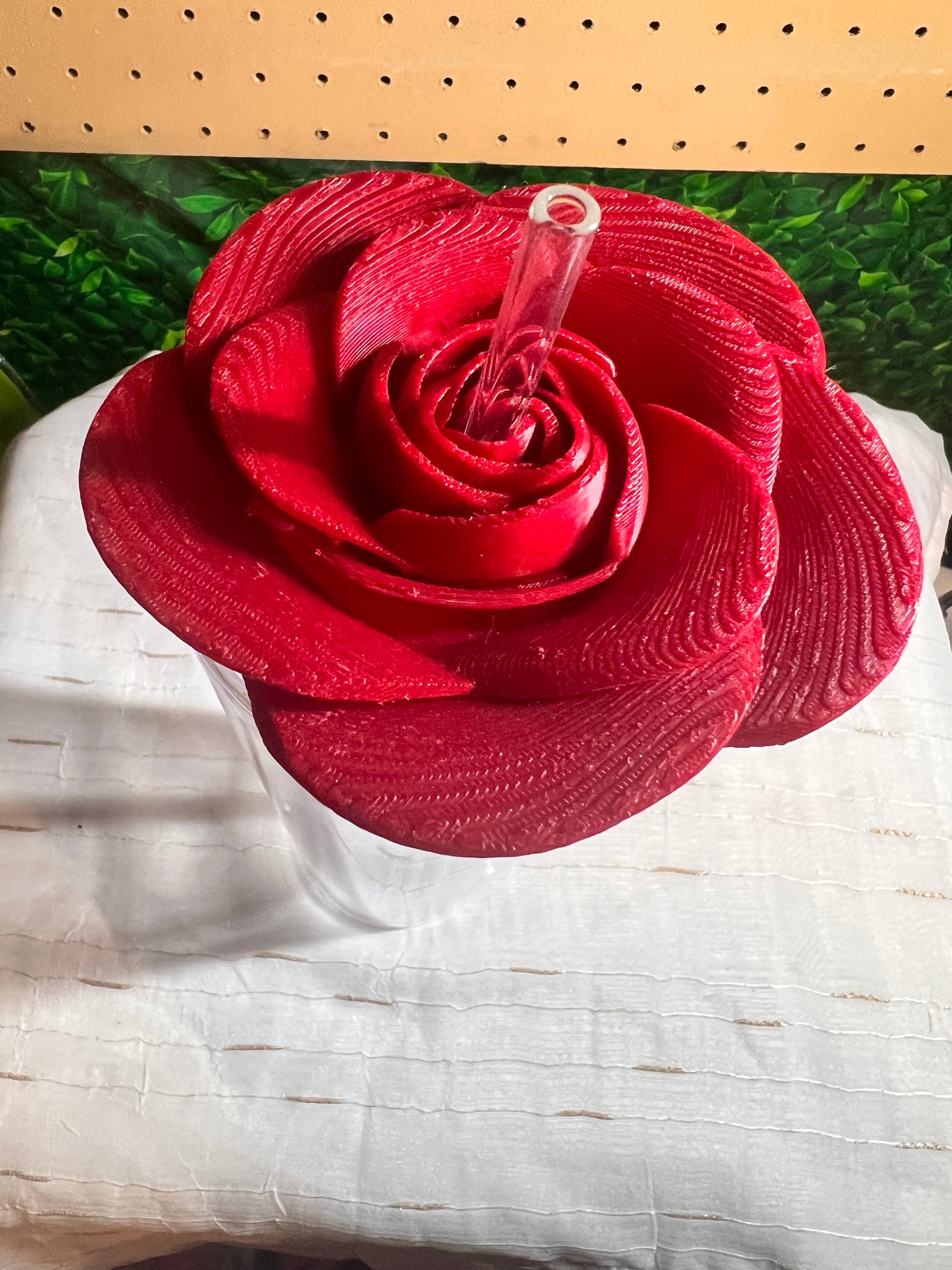 Red Rose Topper 24 oz