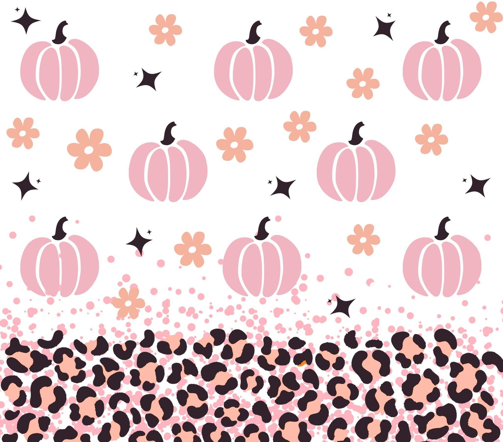 Halloween - Pink pumpkin cheetah
