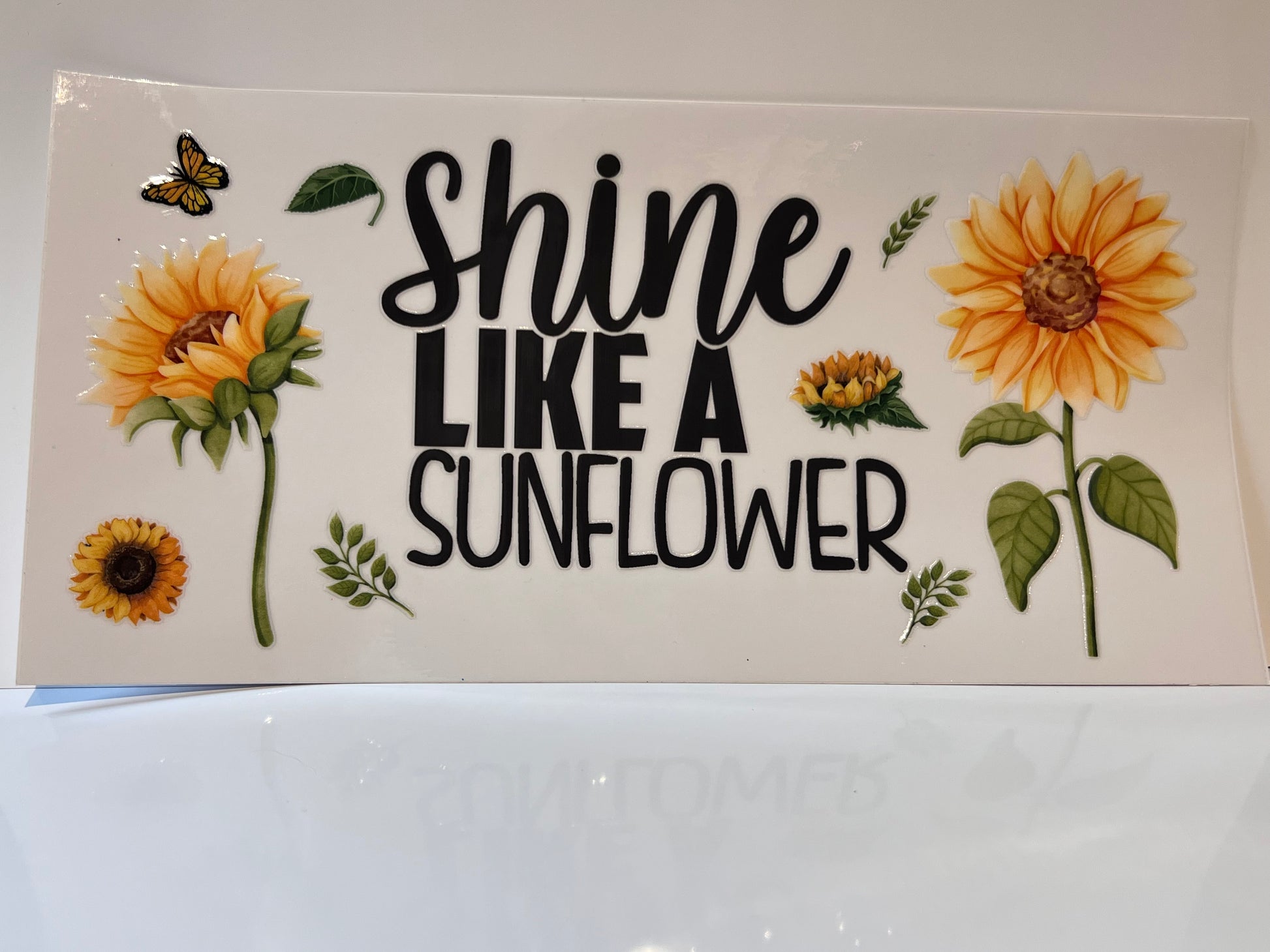 Shine like a sunflower
