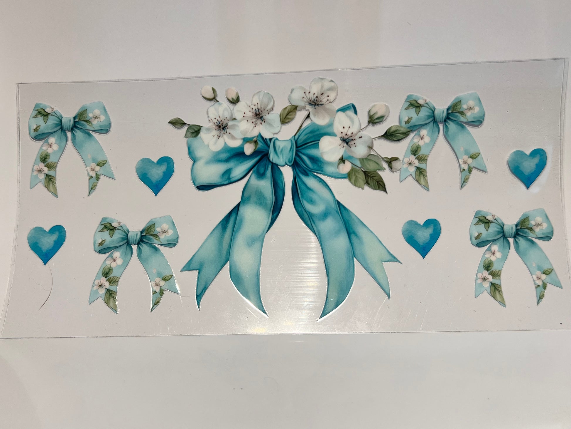 Turquoise bows