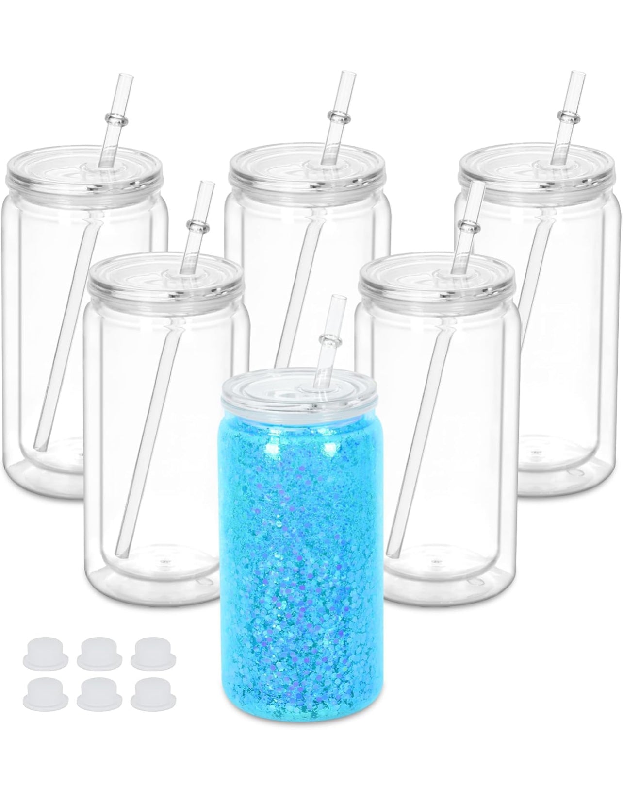 16 oz acrylic snow globe