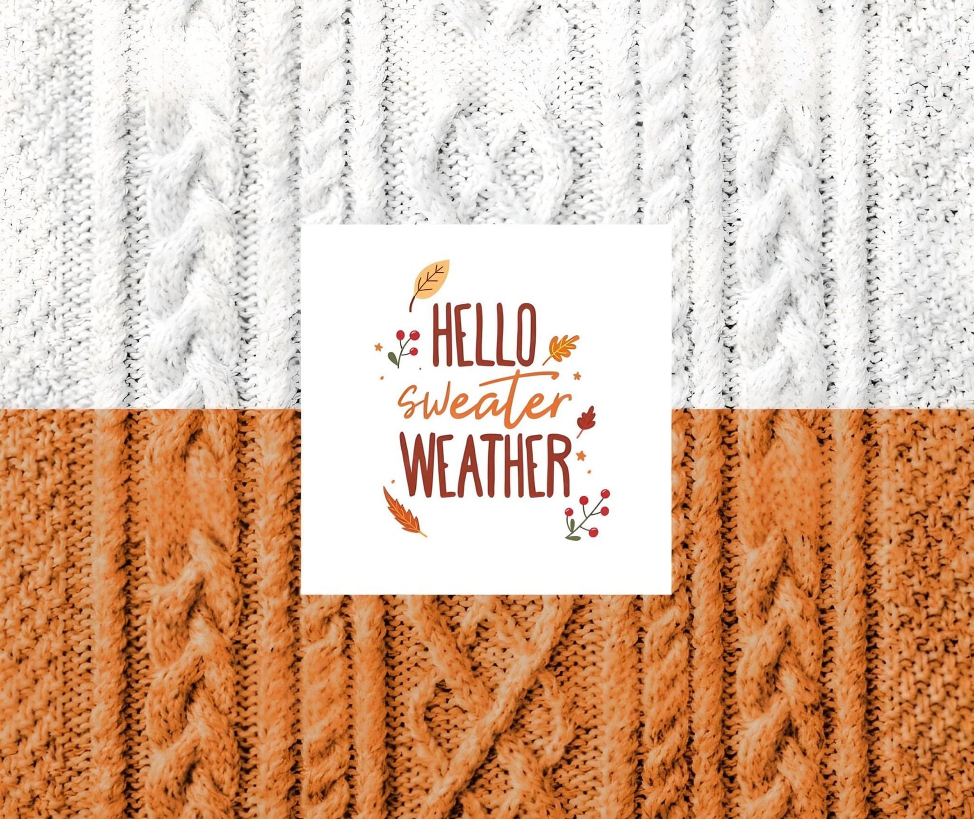 Sweater Weather Orange