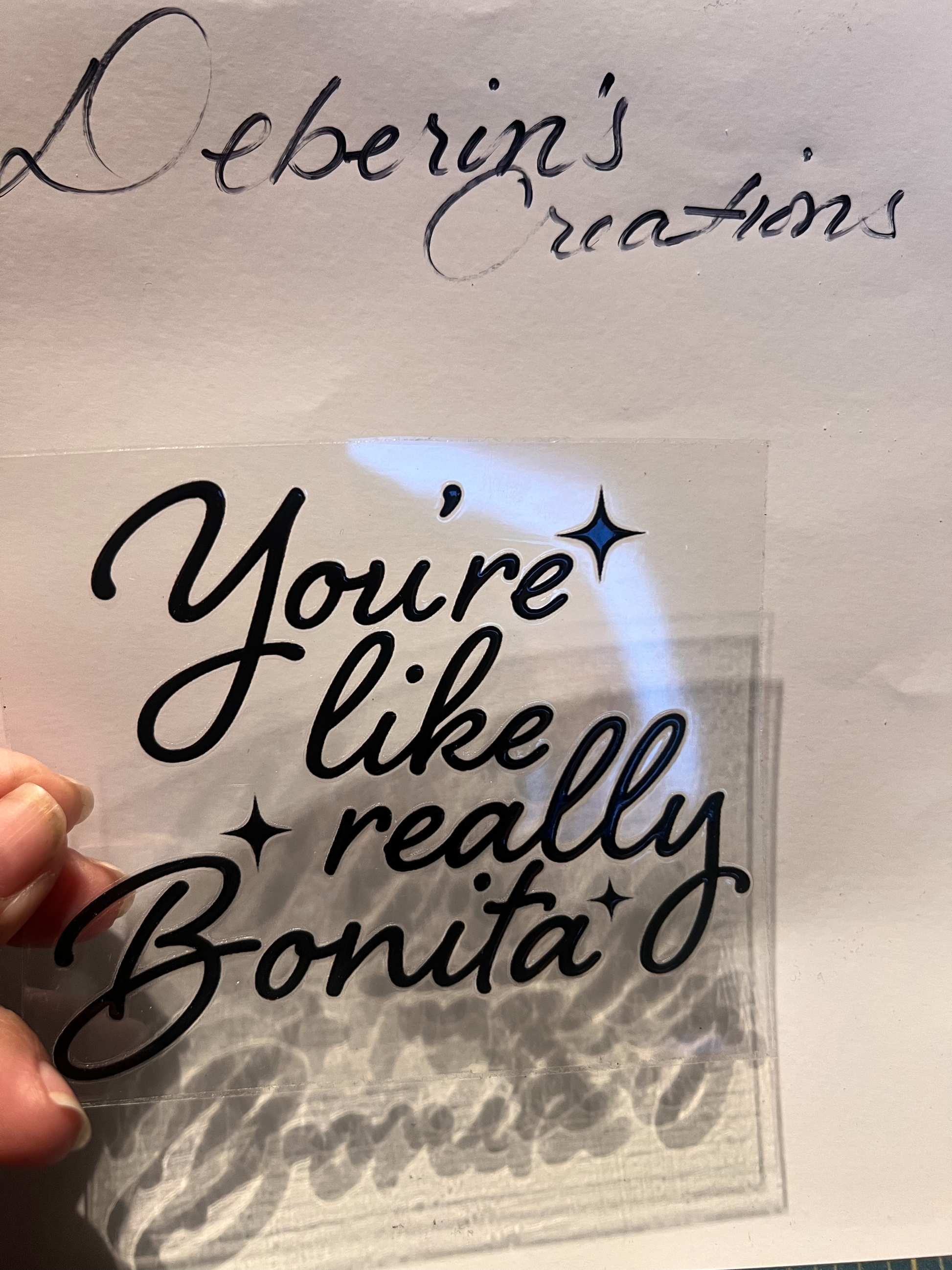 You're like really Bonita