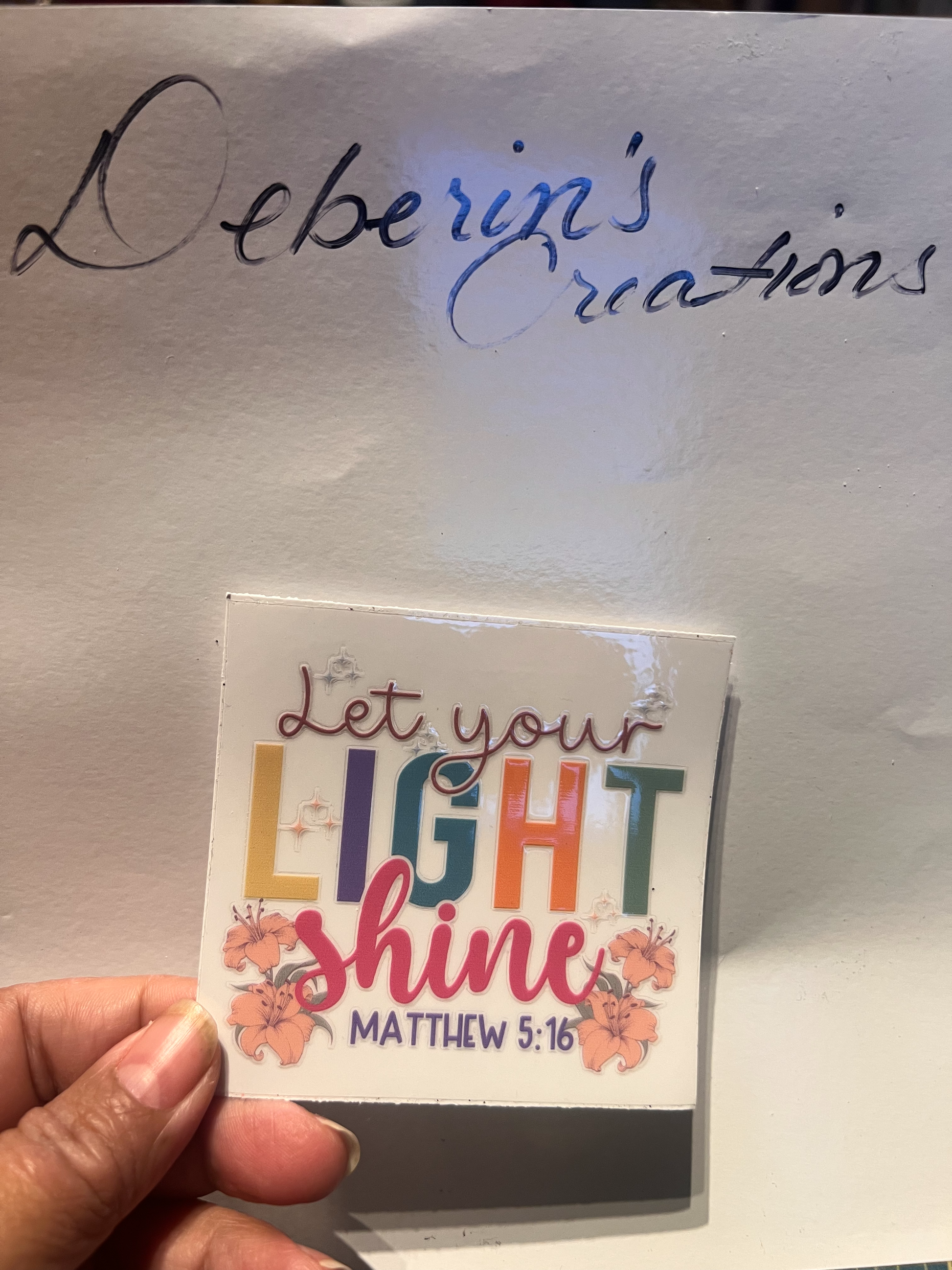 Let your light shine