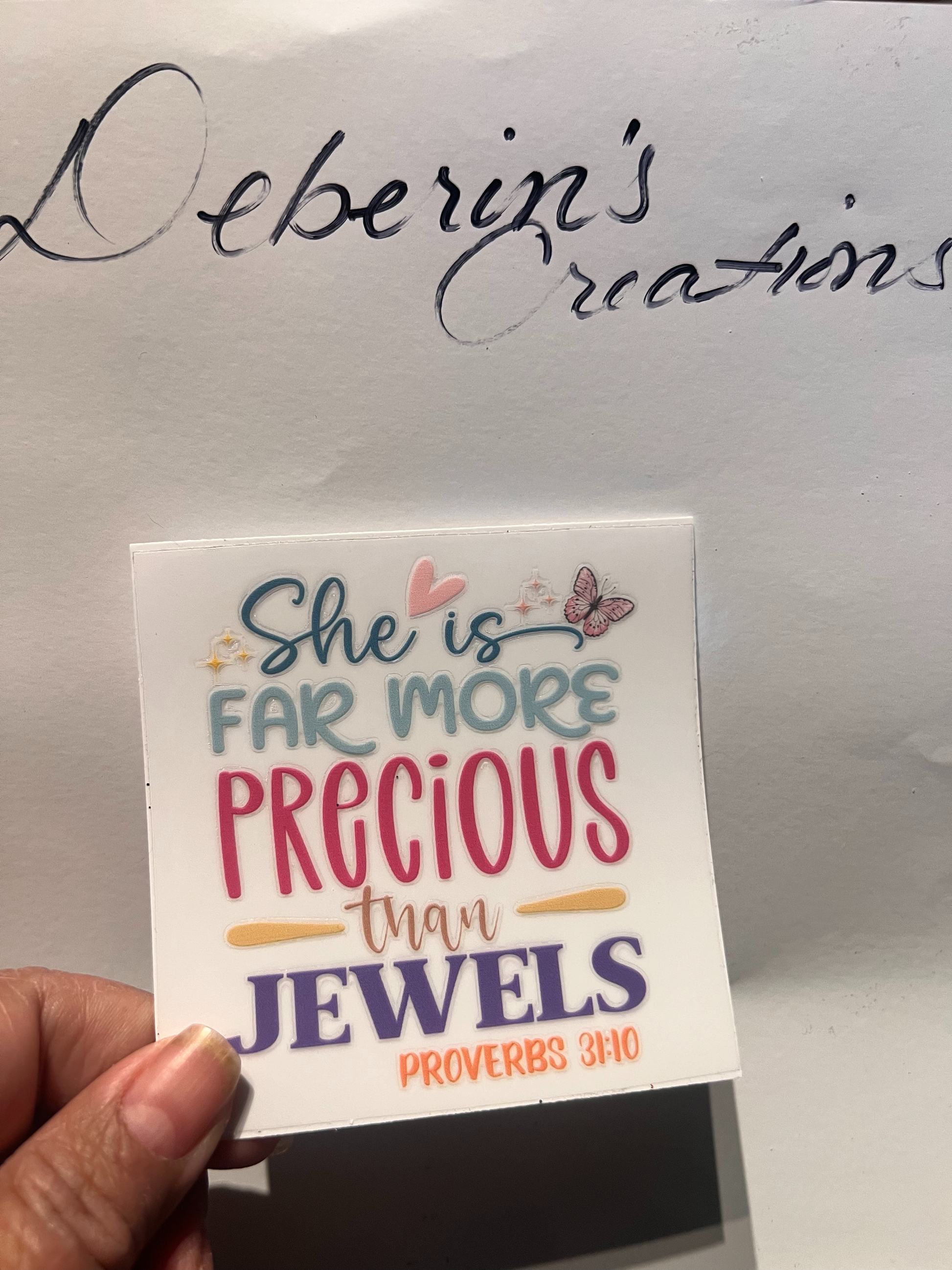 She is more precious than Jewels