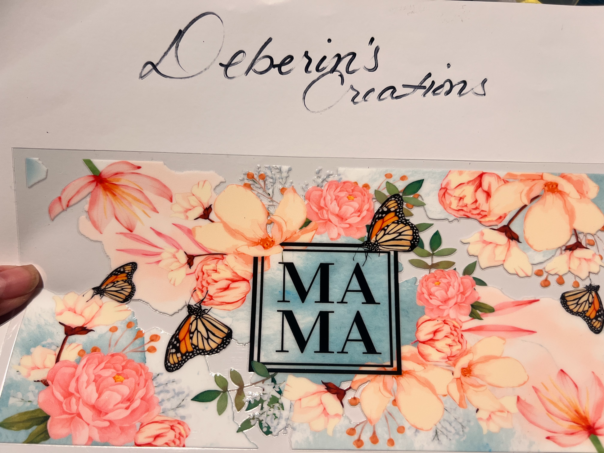 Mama Floral Butterfly
