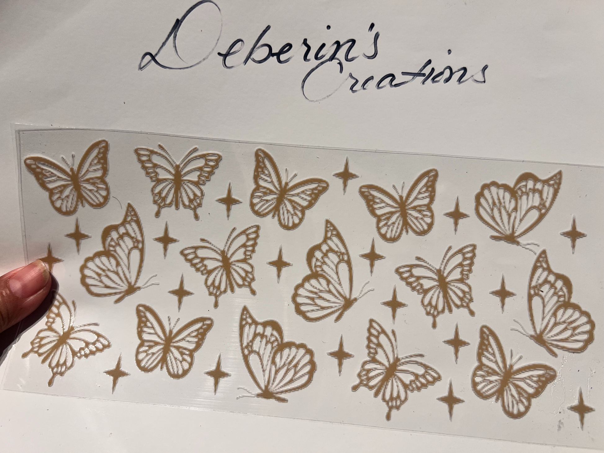 Gold Butterflies