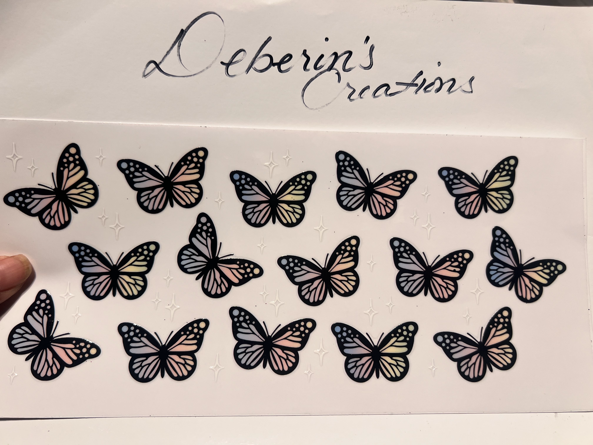 Small Pastel Butterflies