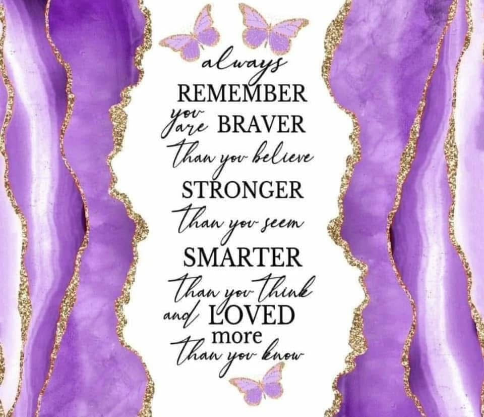 Always remember you are braver
