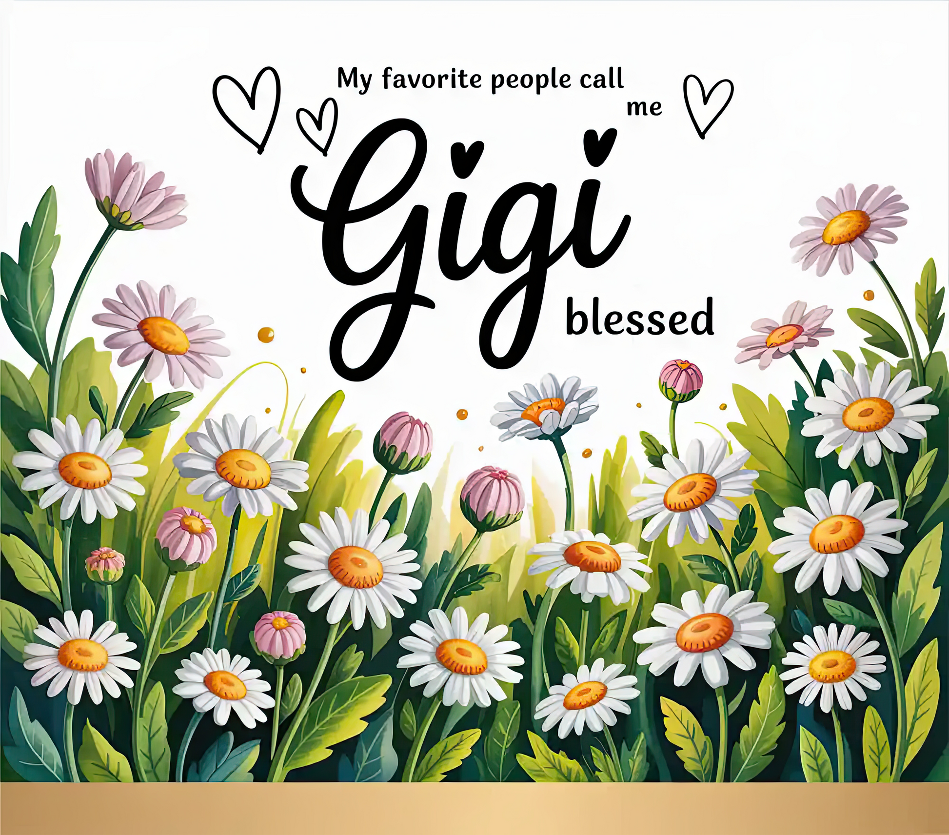 Gigi - Soft pink Daisy