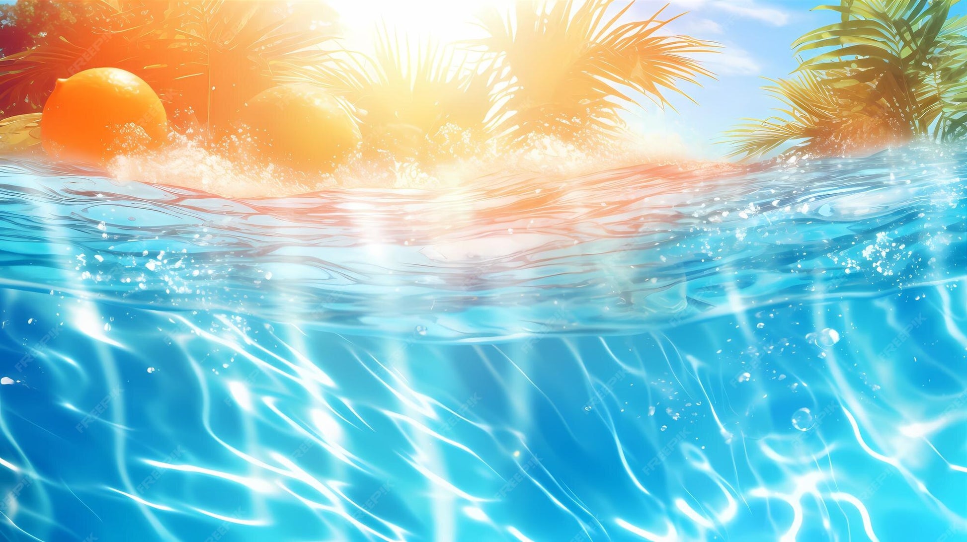 Pool - Underwater POV