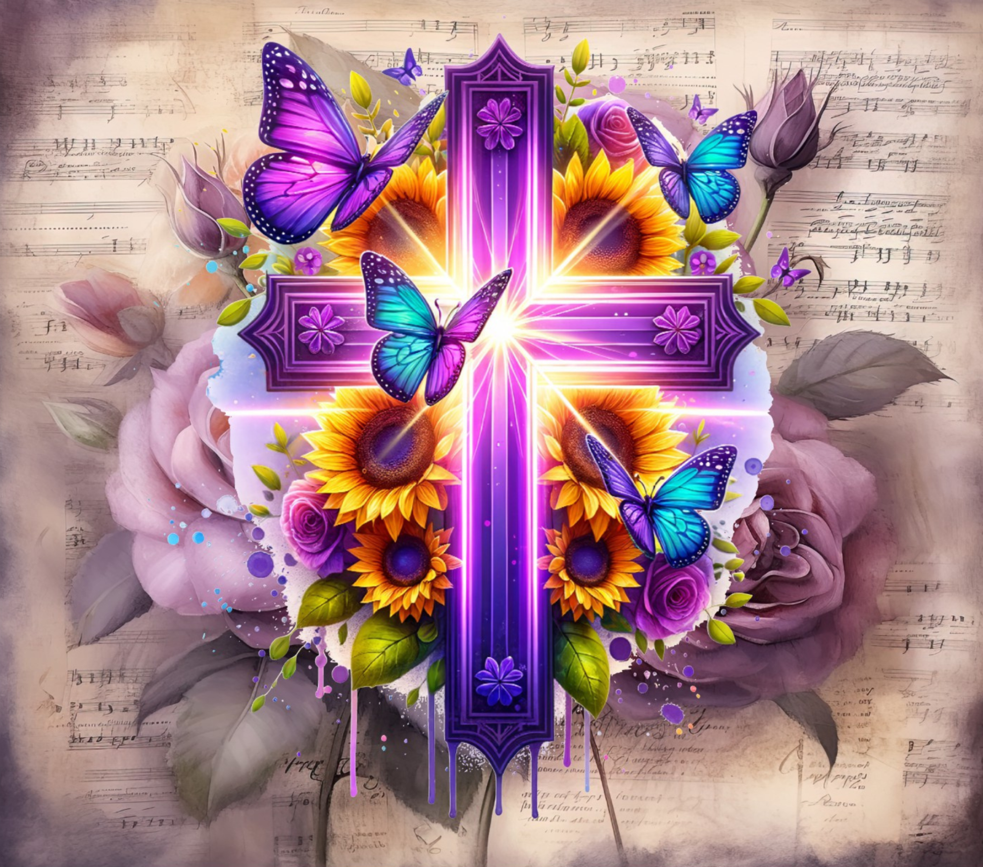 Gospel - Worship, Purple Cross,