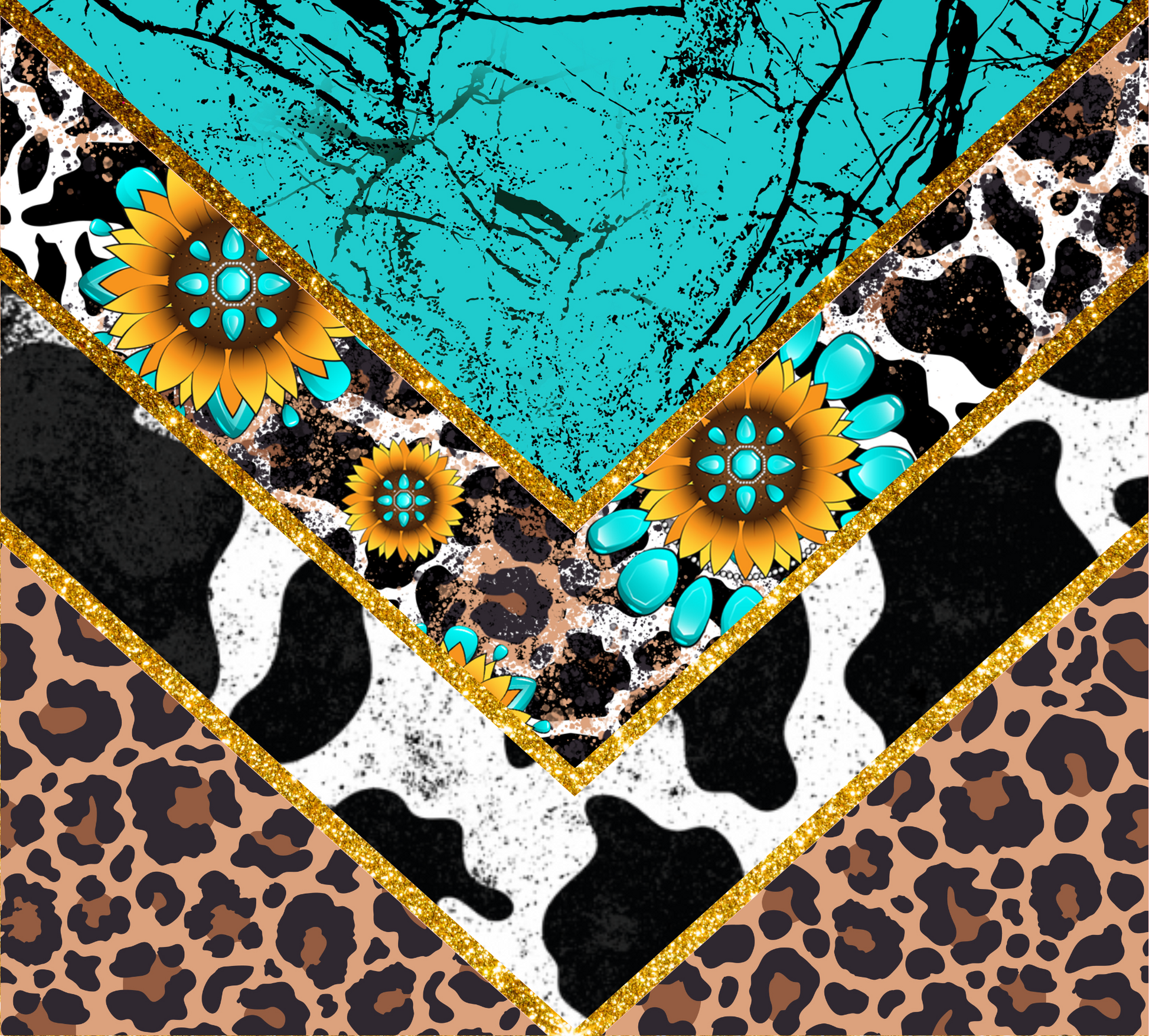 Country - Cow Cheetah print