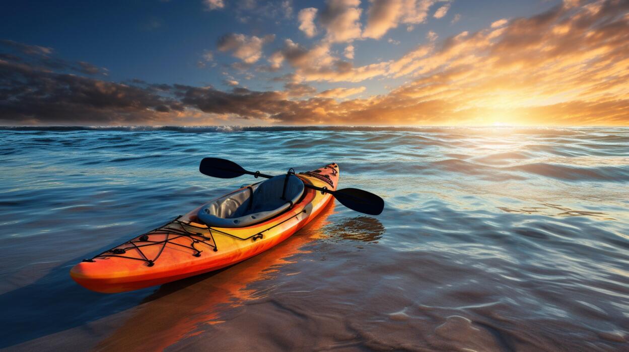 Kayack - Paddle into the sunset