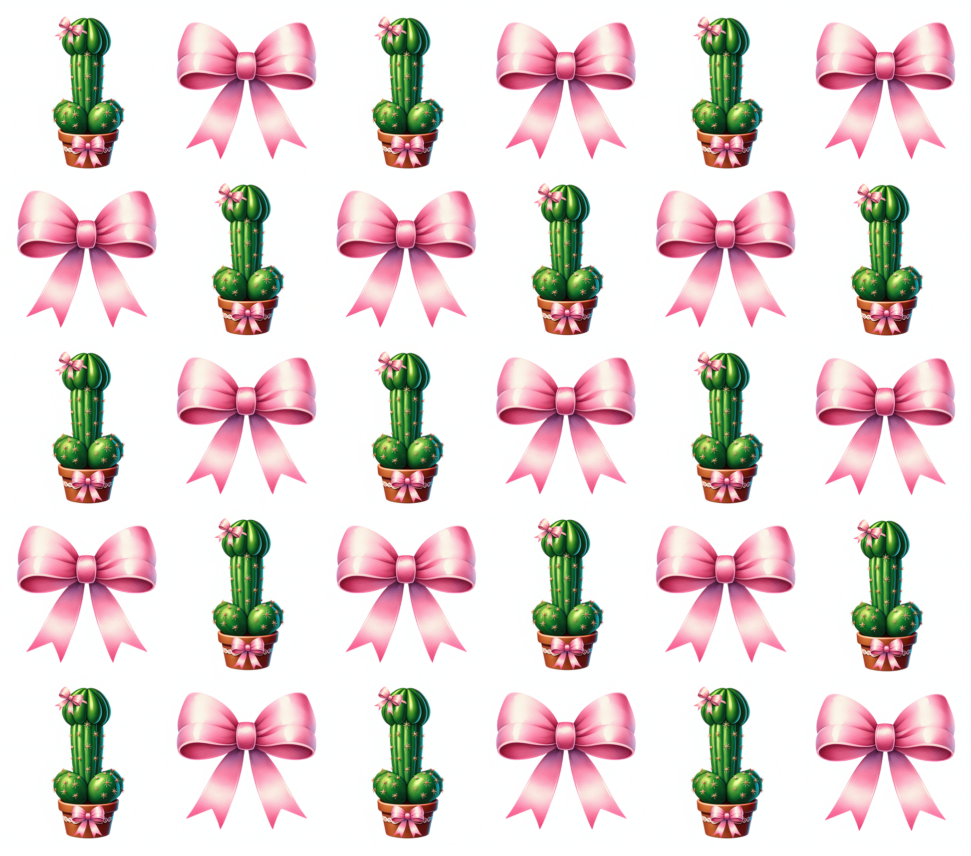 Cactus and bows