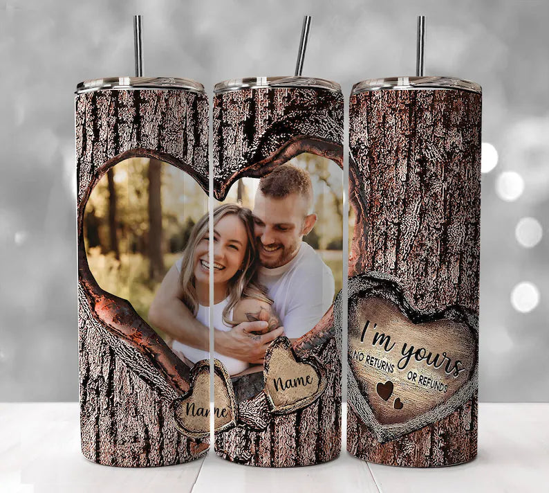 Valentines Day -  Wood Heart Photo